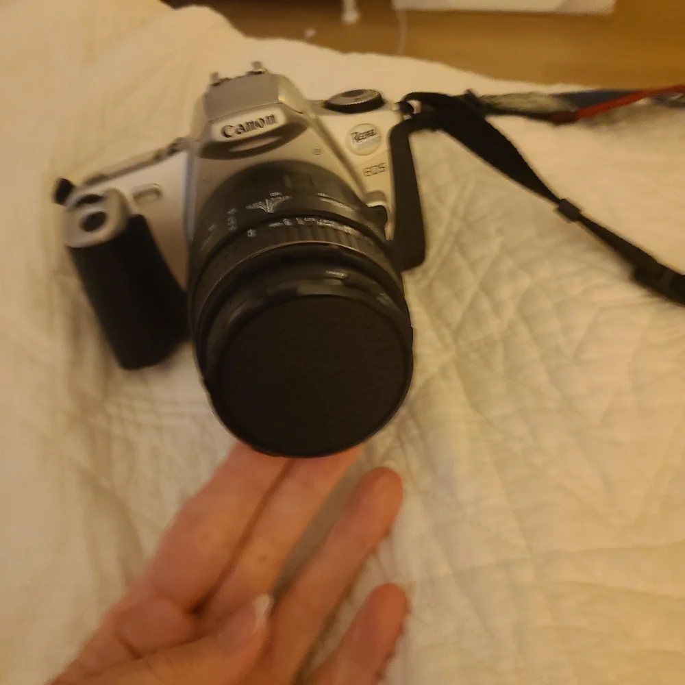 Canon EOS Rebel Silver Digital Camera VINTAGE